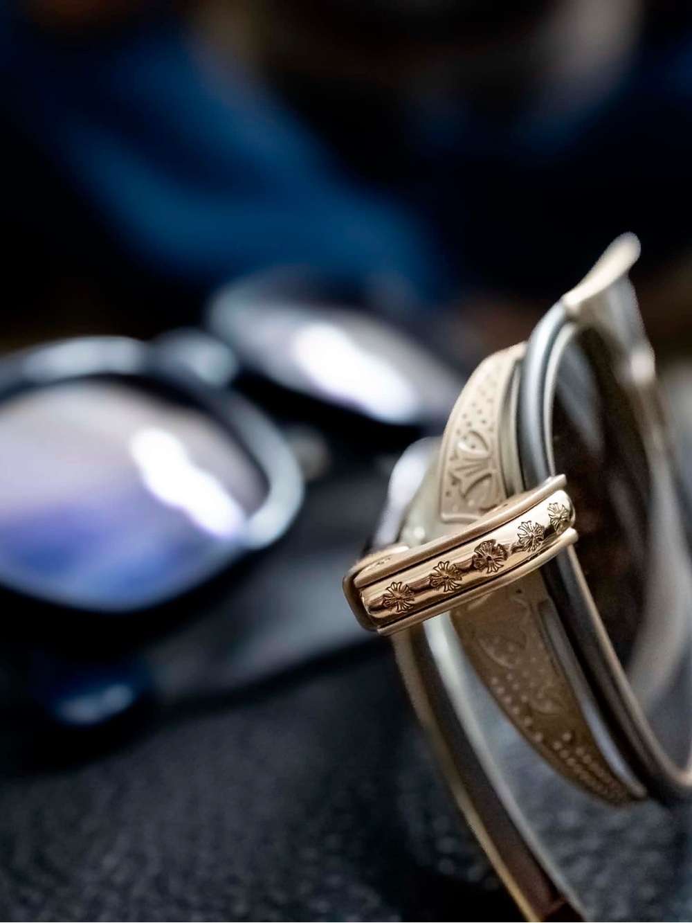 Very rare authentic Chrome Hearts Preyank II sunglasses - Picture 4 of 7